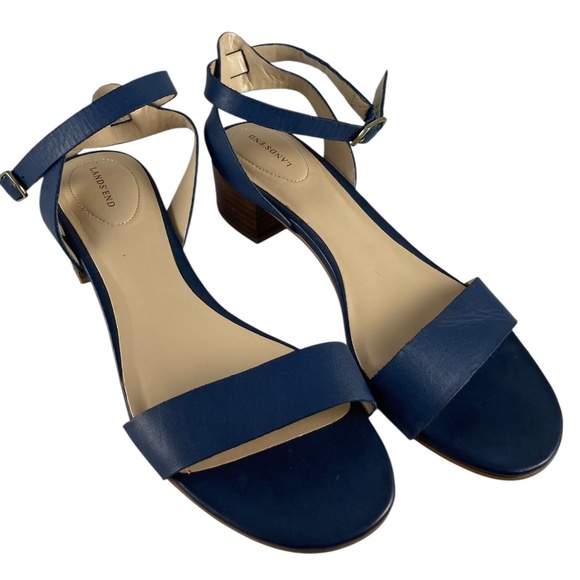 Lands’ End Vintage Never Worn Leather Sandal - Picture 1 of 4